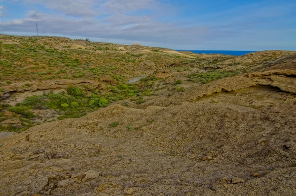 Areia e rochas deserto — Fotografia de Stock