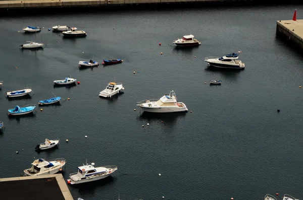 Vista aérea de los barcos —  Fotos de Stock