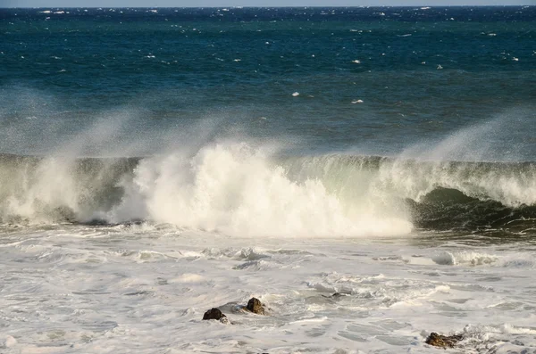 Vy över Storm Seascape — Stockfoto