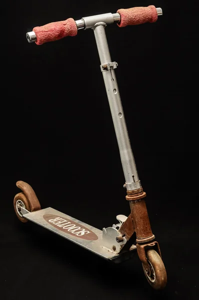 Çocuk için metal scooter — Stok fotoğraf