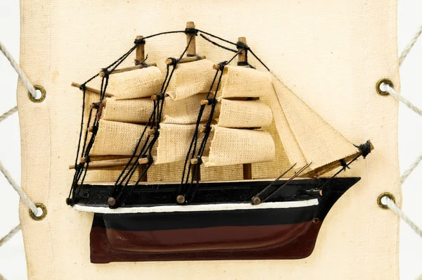 Figura barco de madera — Foto de Stock