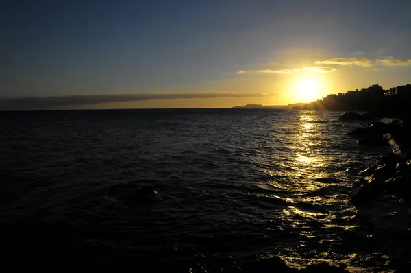 Sunset over the Atlantic Ocean — Stock Photo, Image