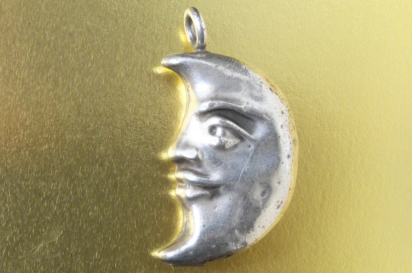 Half Moon Silver Jewel — Stock Photo, Image