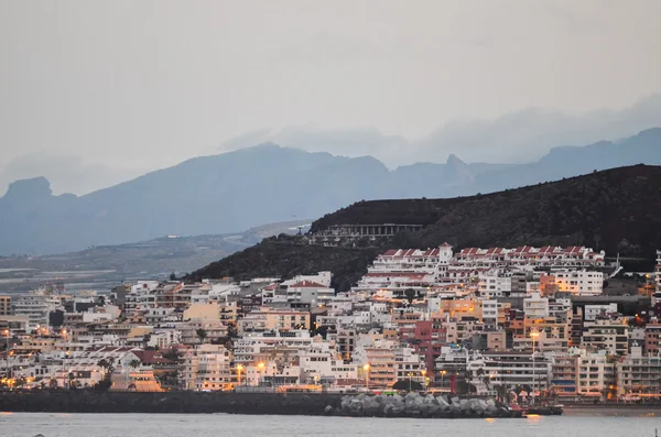 Los Cristianos Ocean miasta — Zdjęcie stockowe