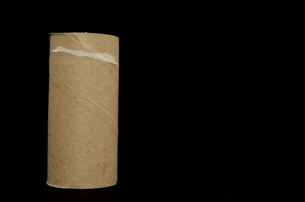 Pusta rolka papieru toaletowego — Zdjęcie stockowe
