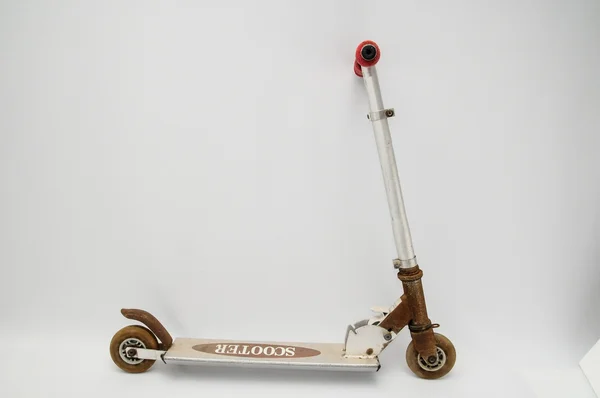 Metalen scooter voor kind — Stockfoto