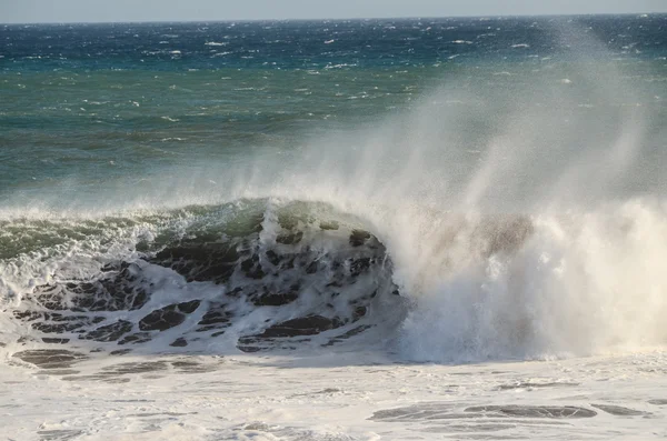 Uitzicht op Storm Seascape — Stockfoto