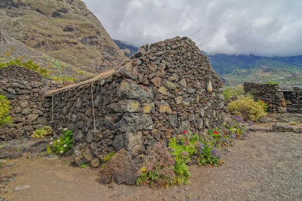 Casas abandonadas em El Hierro Island — Fotografia de Stock
