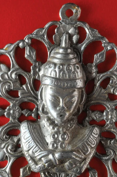 Gümüş Buddha Kolye Mücevheri — Stok fotoğraf