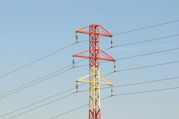 Pilón de línea de energía eléctrica — Foto de Stock