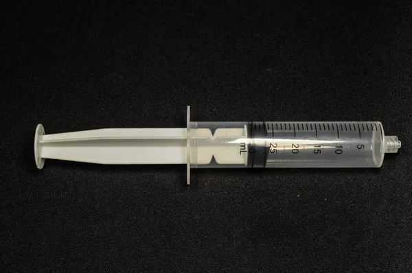 Black and White Syringe — Stock Photo, Image