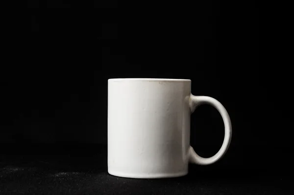 Coffee cup isolated on black... — Stock Photo, Image