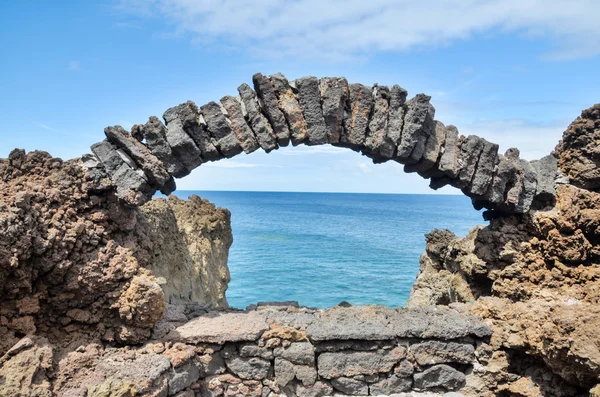 Stone Arch Window — Stock Photo, Image
