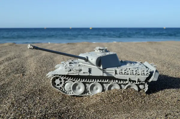 Grijze Tank Model — Stockfoto