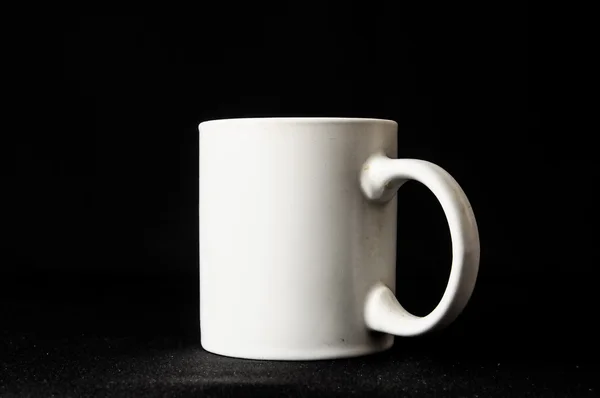 Coffee cup isolated on black... — Stock Photo, Image