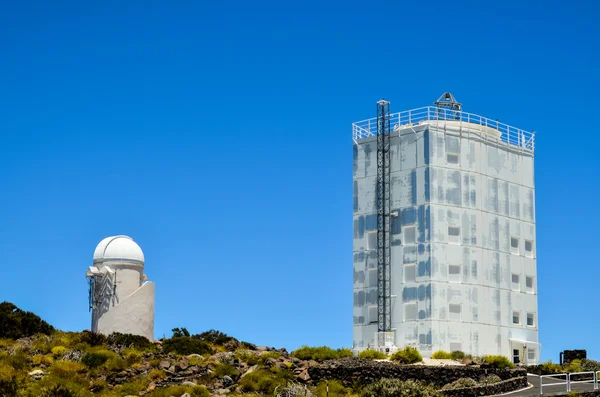 Teleskopy Teide Astronomical Observatory — Zdjęcie stockowe