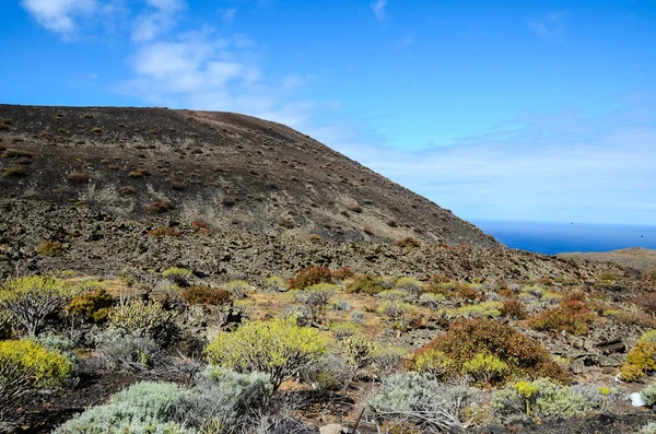 Drammatico nuvoloso Suset paesaggio deserto — Foto Stock