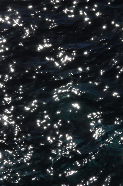 Blå vatten vågor textur — Stockfoto