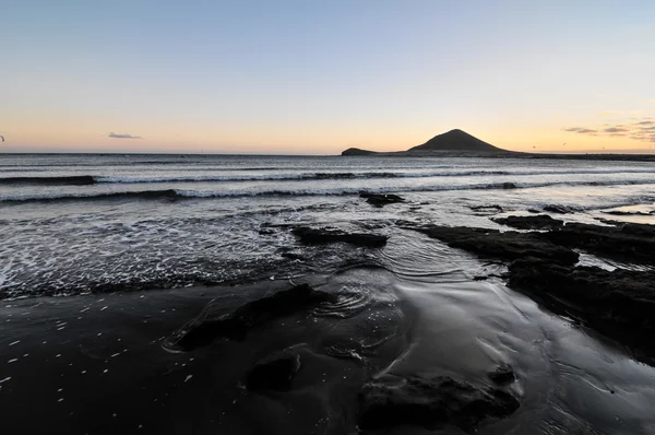 Coucher de soleil sur l'océan Atlantique — Photo