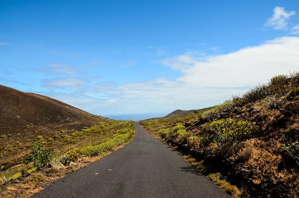 Route longue et solitaire — Photo