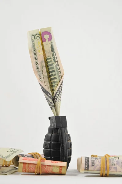 Concepto de dinero para la guerra —  Fotos de Stock