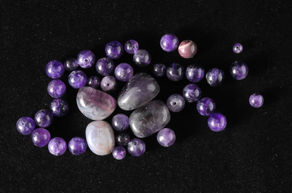 Amulet amethyst kámen — Stock fotografie