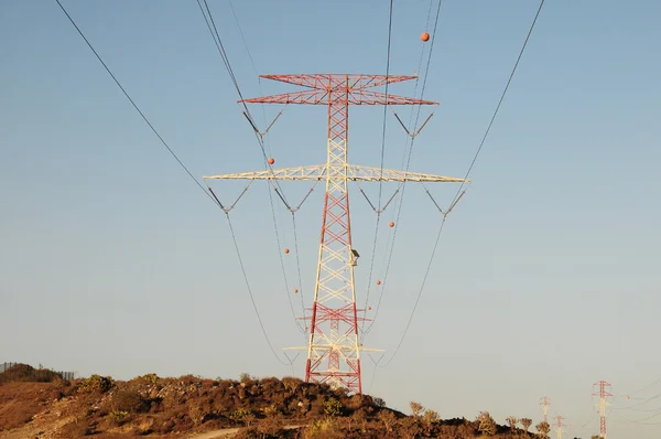 Biegun energii elektrycznej — Zdjęcie stockowe