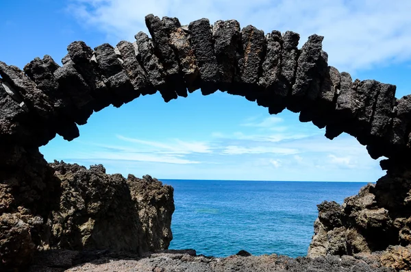 Finestra dell'arco di pietra — Foto Stock