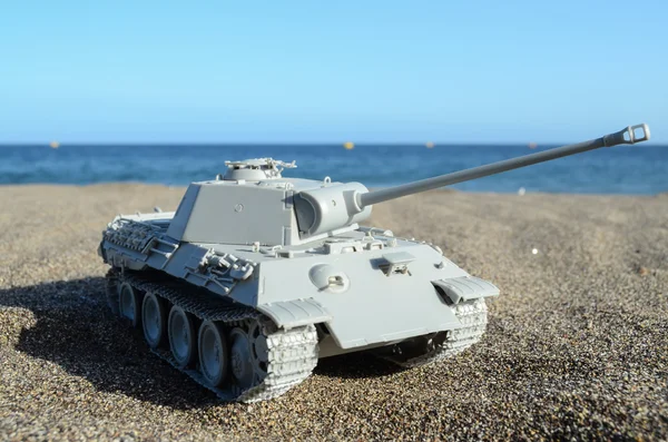 Grijze Tank Model — Stockfoto