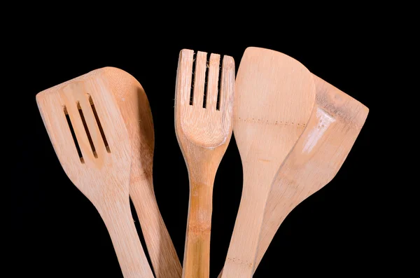 Wood Flatware — Stock Photo, Image