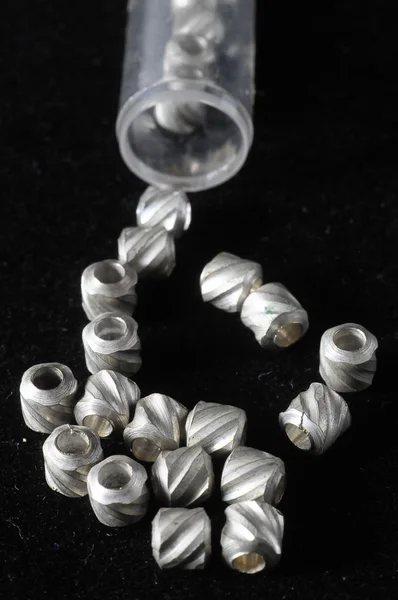 Handmade Jewelry Silver Parts — Stock Photo, Image