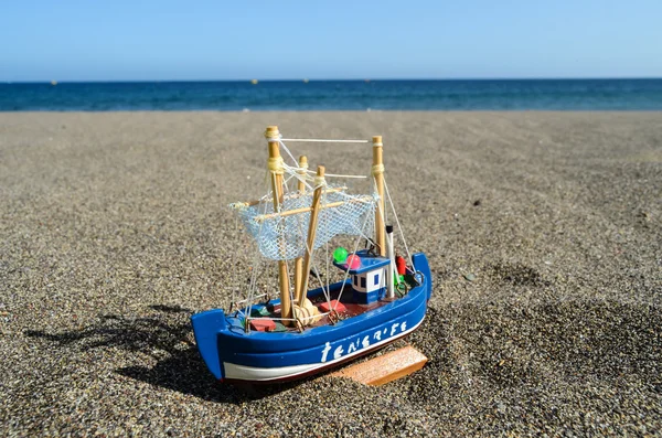 Modello di giocattolo della nave a vela — Foto Stock