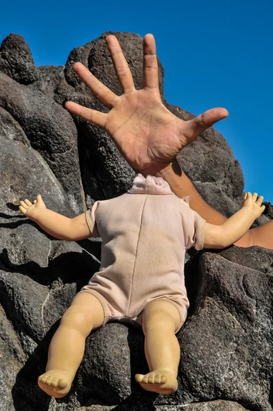 Kafası yok bebek — Stok fotoğraf