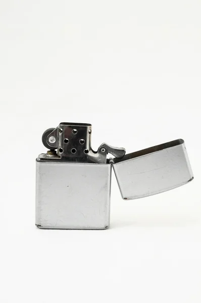 Vintage Lighter On White Background — Stock Photo, Image