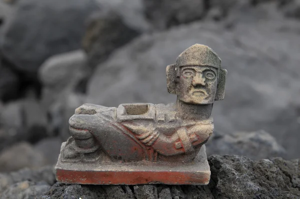 Posąg Majów — Zdjęcie stockowe