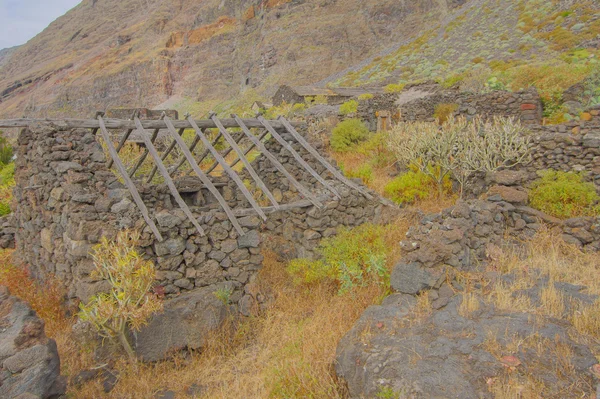 Opuštěné domy v ostrově El Hierro — Stock fotografie