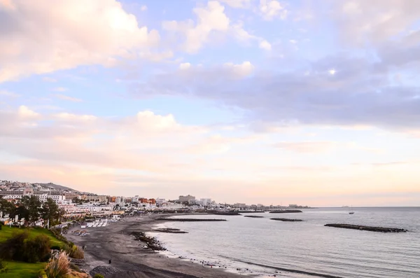 Blick auf playa de fanabe adeje teneriffa — Stockfoto