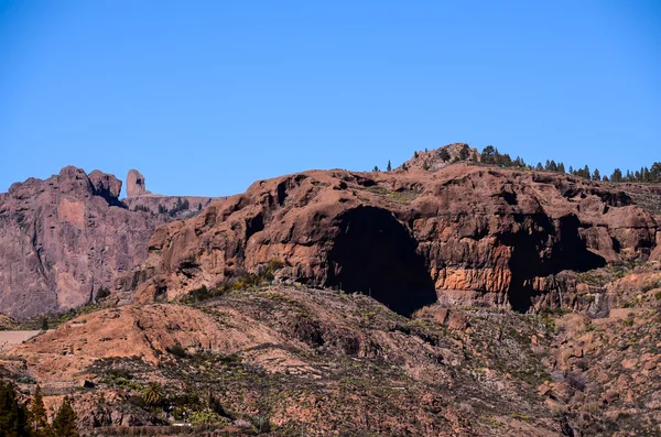 Formación Basáltica de Roca Volcánica en Gran Canaria —  Fotos de Stock