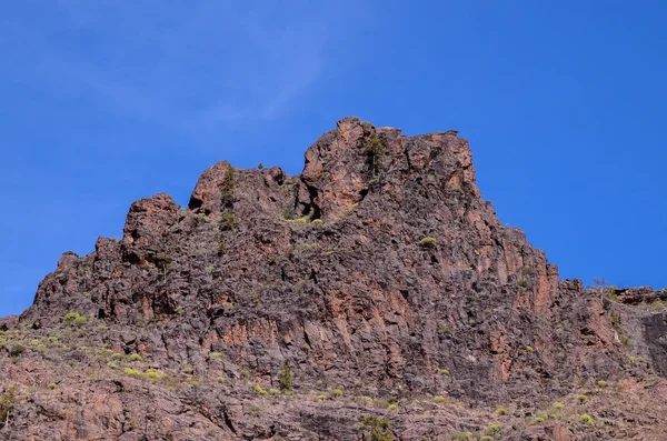 Formación Basáltica de Roca Volcánica en Gran Canaria — Foto de Stock