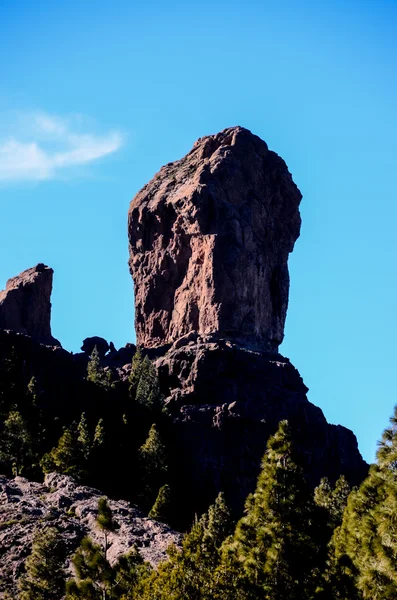 Formazione basaltica di roccia vulcanica a Gran Canaria — Foto Stock