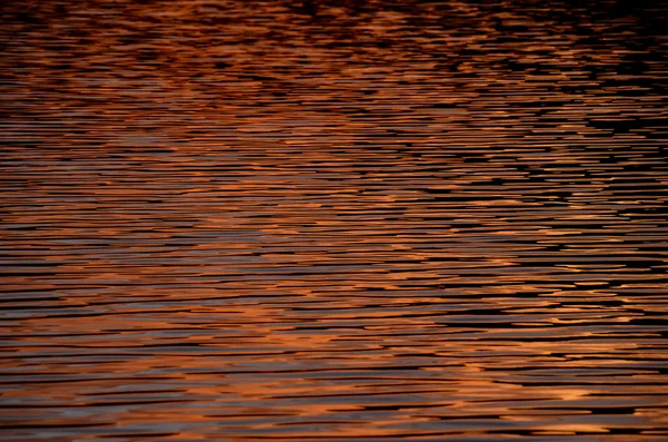 Západ slunce voda textura — Stock fotografie