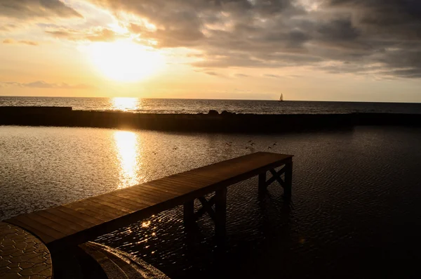 Sunrise Pier — Stockfoto