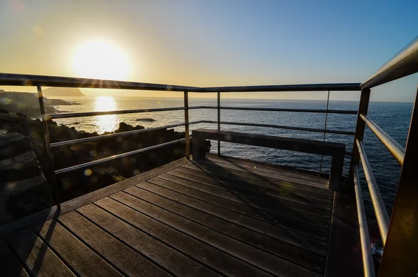 Píer nascer do sol — Fotografia de Stock