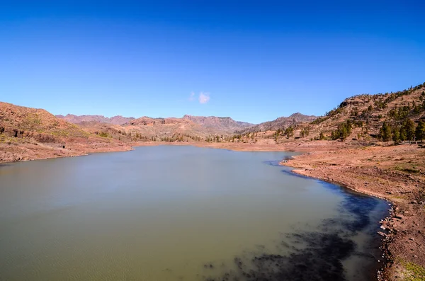 Темноводное озеро Гран-Канария — стоковое фото