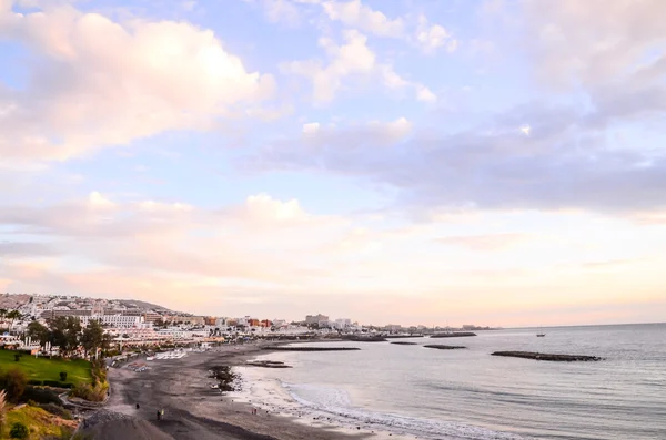 Blick auf playa de fanabe adeje teneriffa — Stockfoto