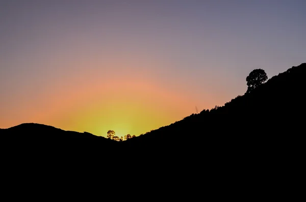 Lac d'eau sombre à Gran Canaria — Photo