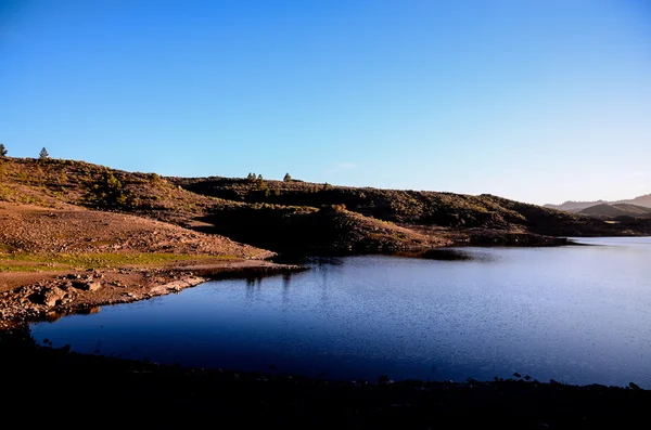 Dark Water Lake na Gran Canaria — Stock fotografie