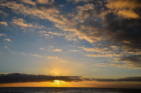 Colored Clouds at Sunset — Stock Photo, Image