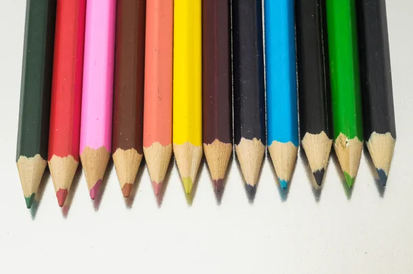 New Colored Pencils Textured — Stock Photo, Image