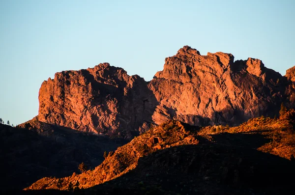 Formación Basáltica de Roca Volcánica en Gran Canaria — Foto de Stock